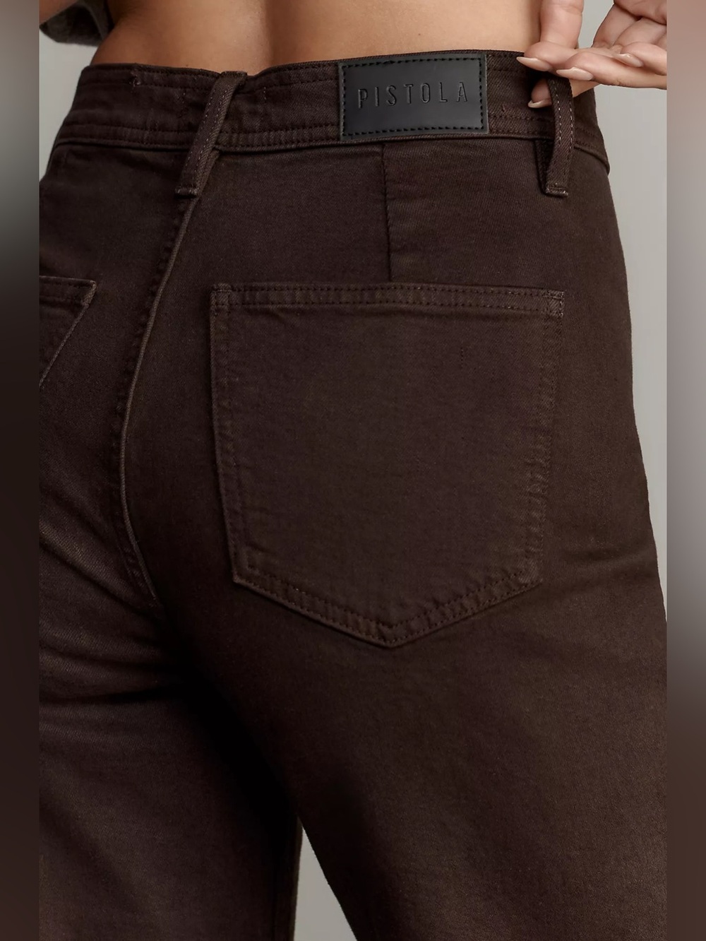 NWT Size 31P - Pistola Penny High-Rise Wide-Leg Jeans 99% Cotton (NWT $248) - Picture 5 of 16